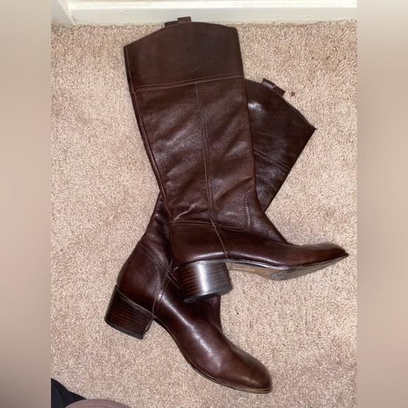Louise Er Cie Tall Brown Boots - Picture 3 of 7